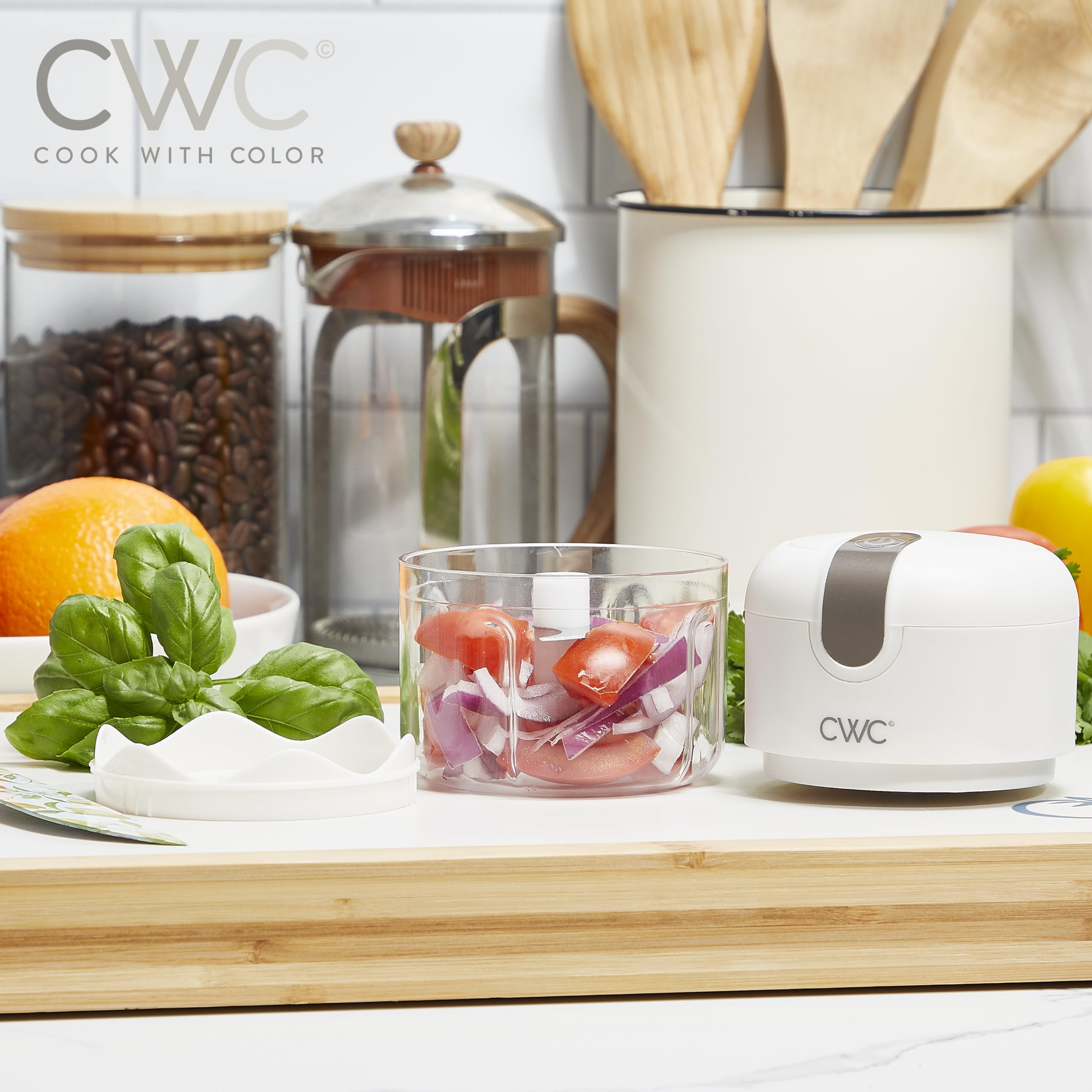 Amazon.com: COOK WITH COLOR Wireless Food Chopper - Effortlessly
